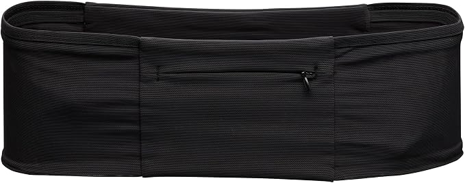 Nathan Zipster Max Running Belt, Running Belts for Women and Men, Bounce-Free Waist Pack with Extra Large Zipper Pocket, Smartphone Storage, Walking, Gym, Hiking