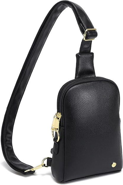 INICAT Small Sling Bag for Women Everyday & Travel Crossbody Bags Lightweight Cross Body Purses Vegan Leather