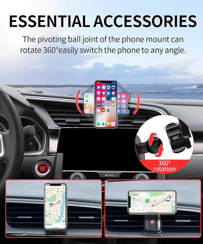 MaserWeller Car Phone Holder for Honda Civic 2016-2021 Accessories,10th Gen.Civic Cell Phone Holer Compatible with MagSafe, Air Vent Mount for 4-7 Inch Smartphones, Hands Free Mobile Stand