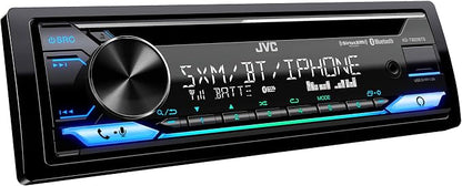 JVC KD-T920BTS Car Stereo with Bluetooth, Front USB, AUX, Amazon Alexa, SiriusXM Radio Ready, Hi-Power Amplifier
