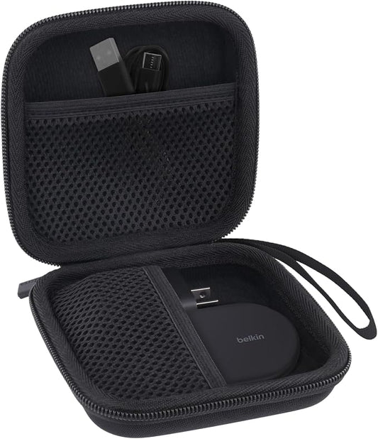 co2CREA Hard Case Compatible with Belkin MagSafe Charger Compatible BoostCharge 2-in-1 Magnetic Foldable Charger 15W - Qi2-Certified Wireless Charger