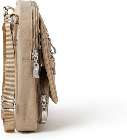 Baggallini Journey Crossbody Bags for Women 9x6 Small Lightweight Travel Handbag W/RFID