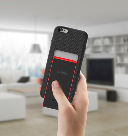 Dog & Bone Battery Charger Case for Apple iPhone 6 / 6S - Retail Packaging - Tread Red