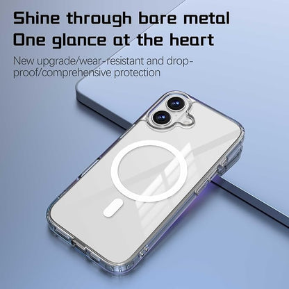 Magnetic Designed for iPhone 17 Case Clear, [Compatible with Magsafe] [Not Yellowing] [Military-Grade Drop Protection] Clear Phone Cases for Apple iPhone 17-6.3 Inch