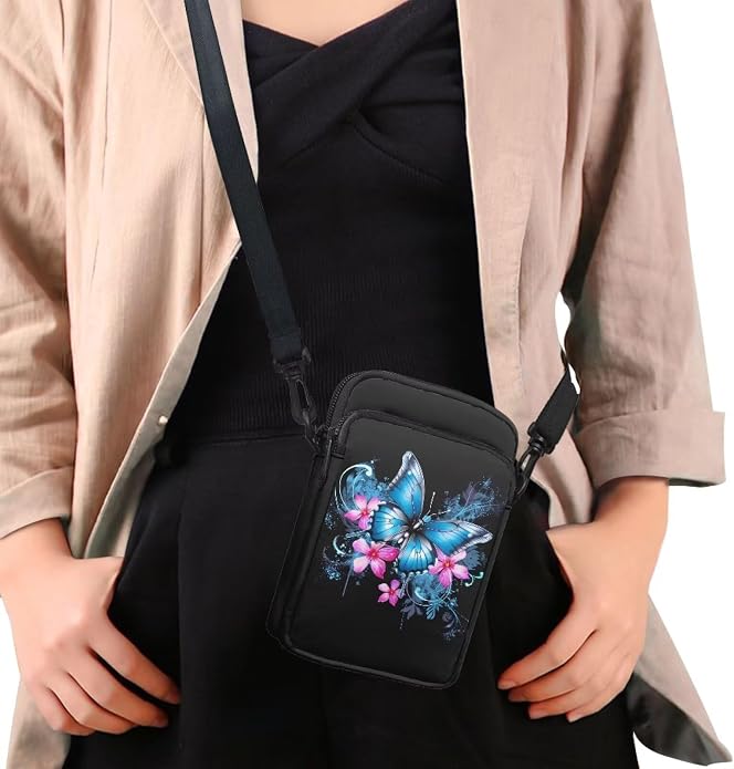 DISNIMO Small Crossbody Bags for Women Trendy Cross Body Cell Phone Shoulder Bags Purses with Adjustable Strap