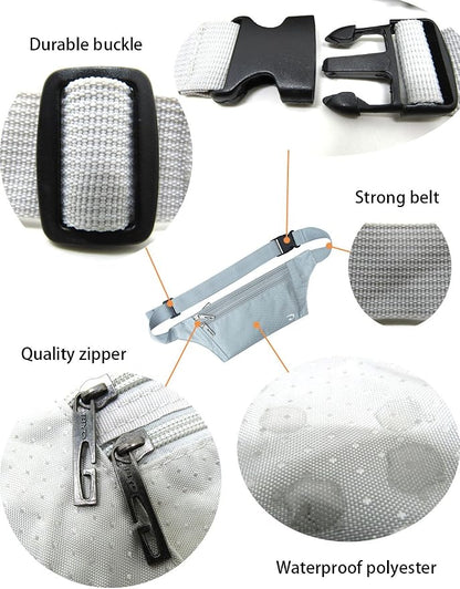 Naoki Outdoor Sports Running & Jogging & Travel Waterproof Utralthin Waist Pack/Bag Runner Belt