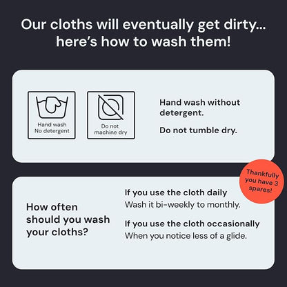 Elite Screens Oversized Microfiber Eye Glass Clean Cloths - 12" x 12", 4-Pack, Black - Streak-Free Lens Wipes - Portable Eye Glasses Cleaner Wipes