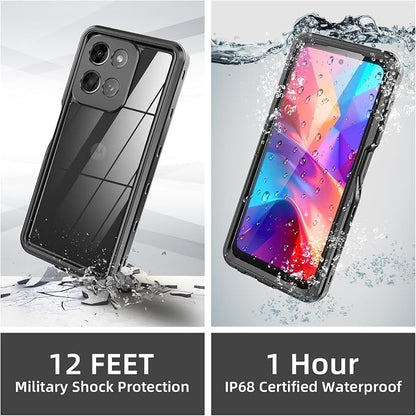 for Moto G Play 5G 2026 Phone Case,Waterproof Case with Built-in Screen Protector & Cell Phone Ring Holder, Full Body Shockproof Rugged Heavy Duty Protection Cover for Moto G PLAY 5G 2026 Case（4G/5G)