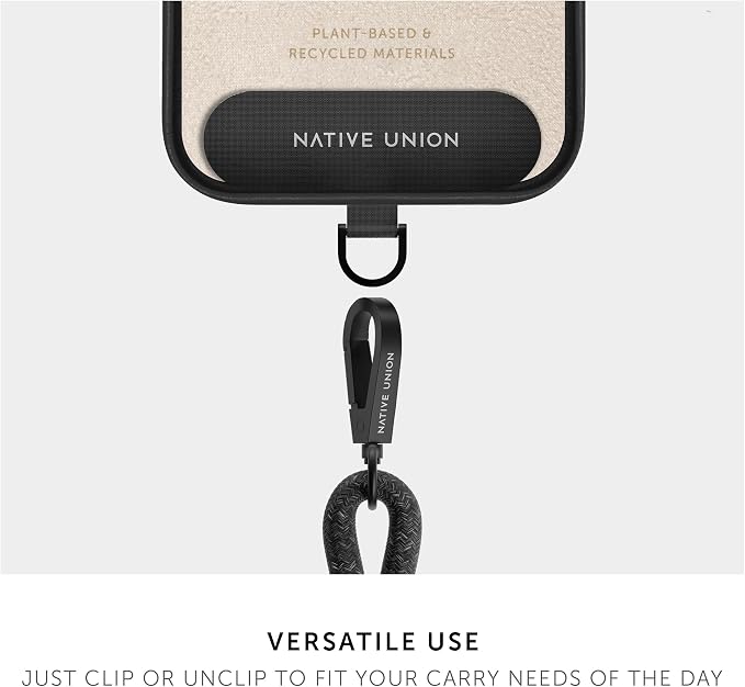Native Union Sling – Adjustable & Detachable Phone Strap – Compatible with iPhone 16, 15, 14, 13 and most Smartphones – Made with 100% Durable & Recycled Materials (Apricot Crush)