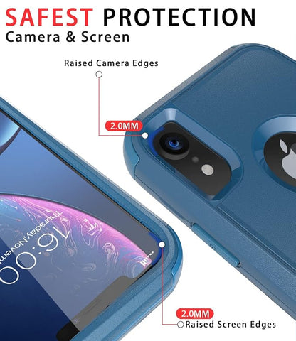Diverbox for iPhone Xr Case [Shockproof] [Dropproof] [Dust-Proof],Heavy Duty Protection Phone Case Cover for Apple iPhone XR