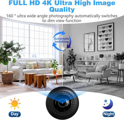 4K Security Cam with Night Vision and Built-in Battery Camera, Home/Office Camera Wireless Technology for Phone App Monitor GTYT
