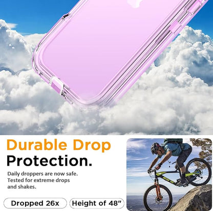 AICase for iPhone 16 Pro Max Case Clear 3 in 1 Heavy Duty Drop Protection Full Body Rugged Shockproof/Dust Proof 3-Layer Military Protective Tough Durable Cover for iPhone 16 Pro Max 6.9"_3
