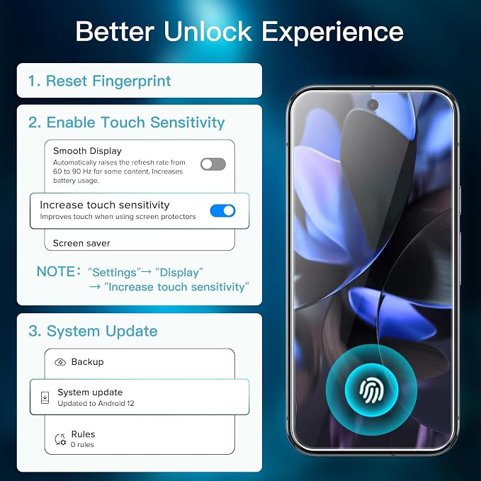 JETech Screen Protector for Google Pixel 9 Pro, 2+2 Pack | with Camera Lens Protector, HD Clear Tempered Glass, Anti-Scratch Protection, Easy Installation Tool