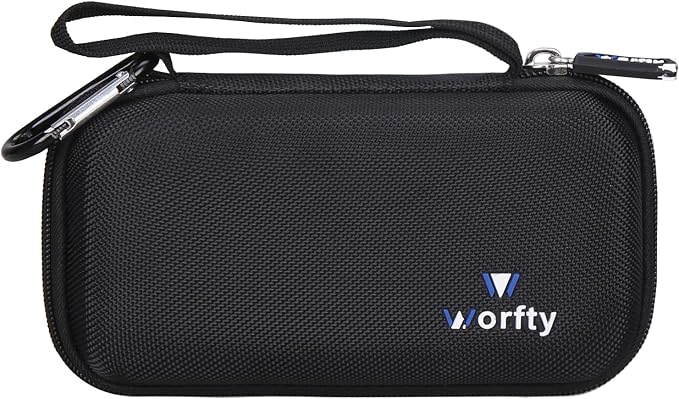 Case for Anker Power Bank(PowerCore 10K) A1229/ VEGER All in One 10000mAh (V1115)/ Belkin 10,000mAh (BPB006) Portable Charger Power Bank - Hard Travel Carrying Storage Bag (Black)
