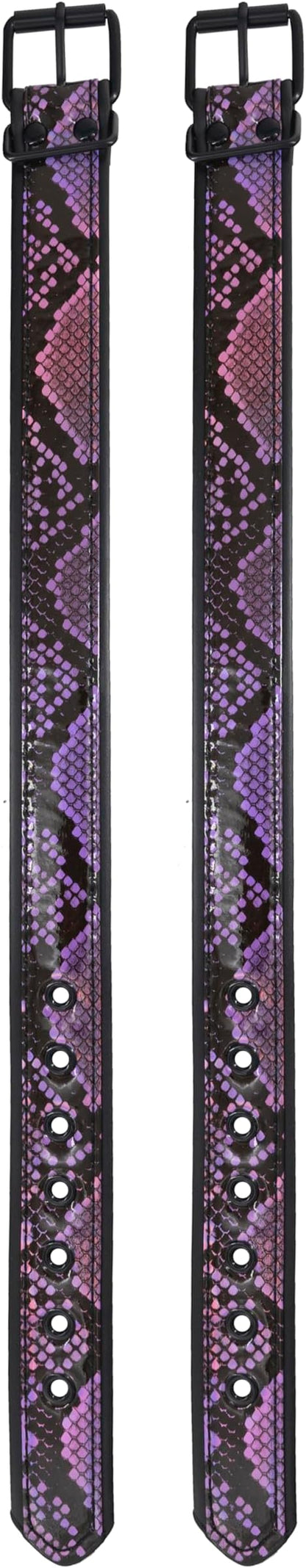 Armband Leather Harness for Man Adjustable Armband Harness Belt 2 PCS (Snakeskin)