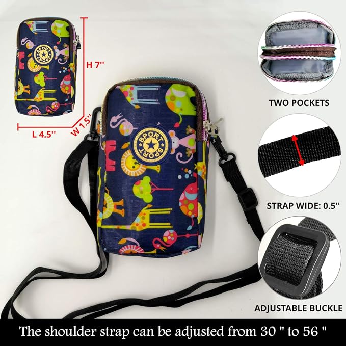 Small Cute Crossbody Shoulder Bags - Mini Wallet Purse Tote for Phone Money Keys Cosmetic Cards Women Girls Walking Travel
