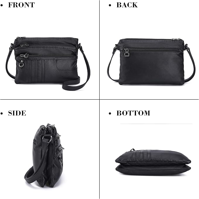 MINICAT Multiple Pockets Small Crossbody Purse Cell Phone Purse Shoulder Bags for Women Cross Body Bag for Woman