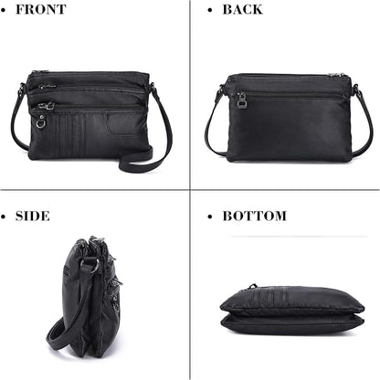 MINICAT Multiple Pockets Small Crossbody Purse Cell Phone Purse Shoulder Bags for Women Cross Body Bag for Woman