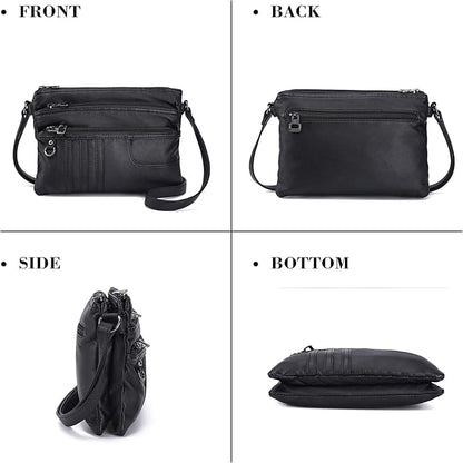 MINICAT Multiple Pockets Small Crossbody Purse Cell Phone Purse Shoulder Bags for Women Cross Body Bag for Woman
