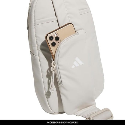 adidas Essentials 3 Sling Crossbody Bag (5L), Wonder Alumina Grey, One Size