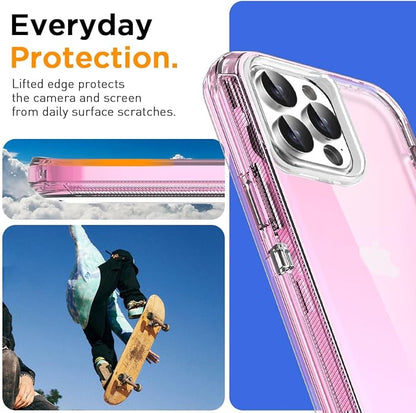 AICase for iPhone 14 Pro Max Case Clear 3 in 1 Heavy Duty Drop Protection Full Body Rugged Shockproof/Dust Proof 3-Layer Military Protective Tough Durable Cover for iPhone 14 Pro Max 6.7"_2