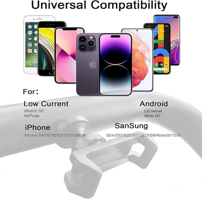 Gym Magnetic Phone Holder |Gym Cart Series | 360° Magnetic Phone Mount | Rotating Fitness Mount | Universal Metal Surface Compatibility|Accommodates 3.1"-4" Phones with Thick Cases