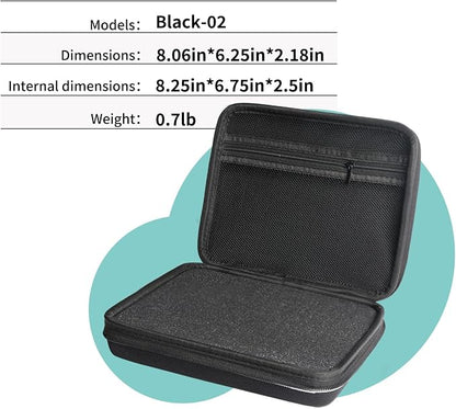 Electronics Organizer Travel Case,DIY Sponge Protection Electronic Organizer Travel Carrying Case Tech Accessories Hard Case Tech Pouch for Mouse Projector Charger Phone Earphone Hard Disk