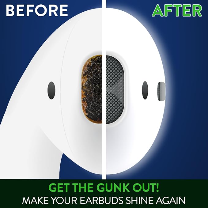 AirSquares Earbud Cleaning Putty, The Original Cleaner Kit Compatible with Airpods, Earbuds & Tech Devices | Easily Remove Wax, Dirt & Gunk from Your Devices | Featured on NBC's Today Show (12 Pack)