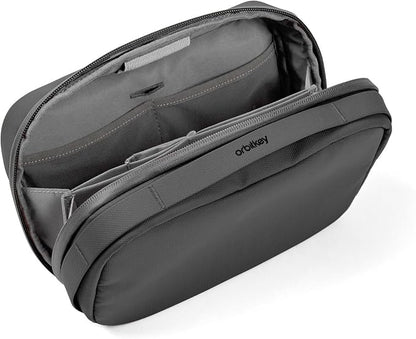 Orbitkey 2-in-1 Tech Accessory Pouch with Detachable Slim Sleeve – Travel Electronics Organizer for Cables, Chargers, Earbuds, Power Bank – Compact Gadget Bag & Portable Tech Storage Case (Graphite)