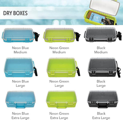 geckobrands Waterproof Dry Box with Silicone Liner – Durable, Dust-Proof, Crush-Proof Storage for Electronics and Gear