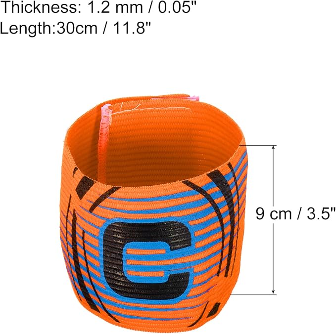 PATIKIL Captain's Armband Letter C Elastic Arm Band for Team Training