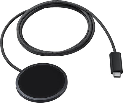 Samsung Galaxy Magnet Wireless Charger, Cordless Super Fast Charging, Powerful Design, Built-in Magnets, No-Slip Surface, Dark Gray