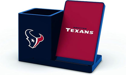 SOAR NFL Unisex Wireless Charging Stand and Desktop Organizer