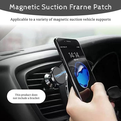 Phone Plate, 8 Pack Round Magnetic Plate 1.26 Inch (3.2cm) Universal Metal Disc for Magnetic Car Mount, Strong Adhesive Replacement Patch