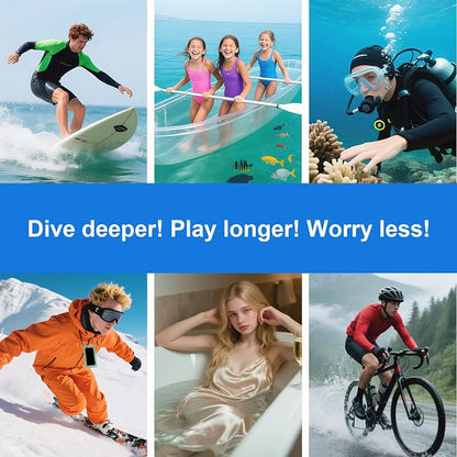 Waterproof Phone Case for Snorkeling with Lanyard IPX8 Underwater Touch/Photo Shockproof Heavy Duty Drop-Proof for iPhone 17 Pro Max/16/15/14 All Cell Phones-Green Shower Phone Case