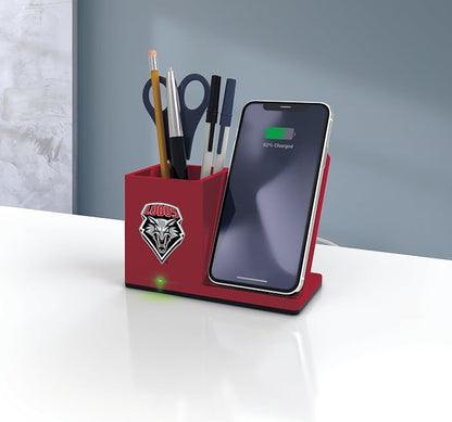 SOAR NCAA Unisex Wireless Charging Stand with Desktop Organizer