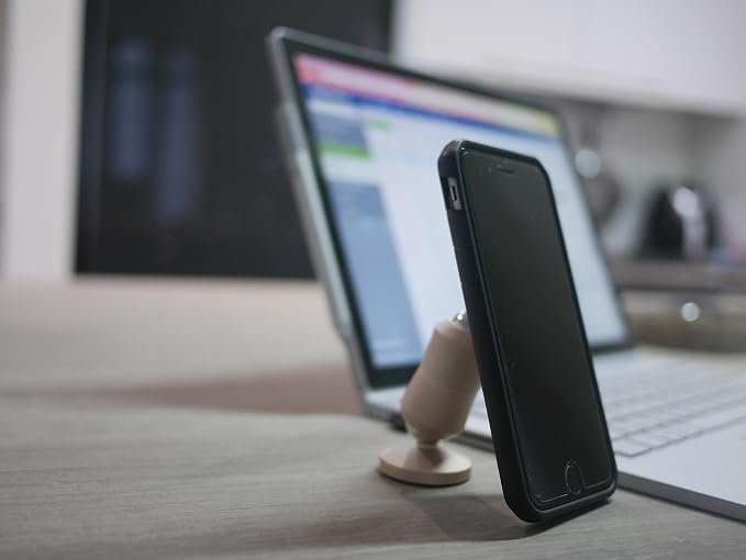 The Original Dual Magnetic Movable Phone Holder and Tablet Mount (Gold)