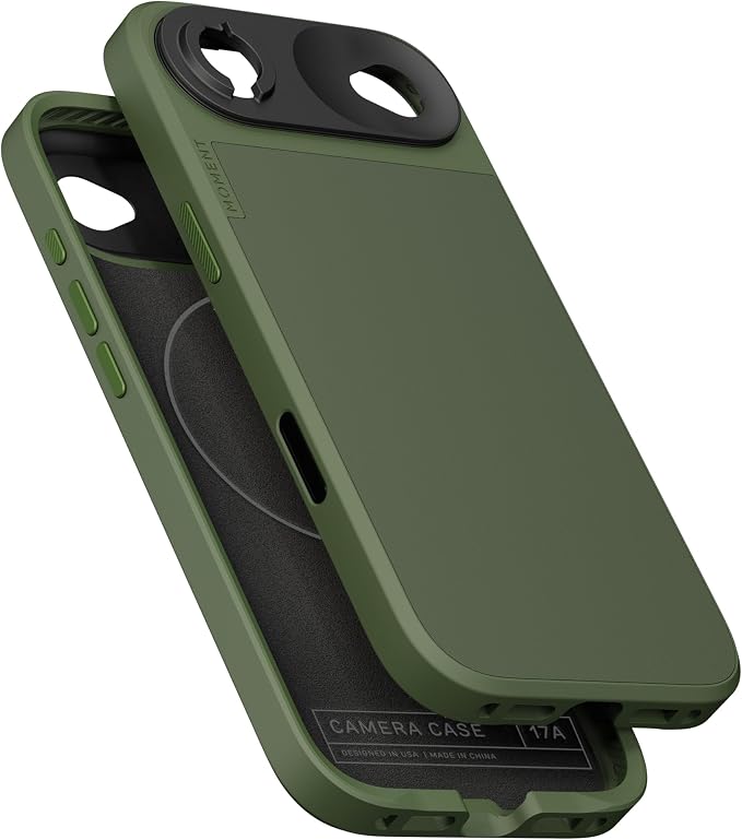 Moment Camera Case for iPhone 17 (Green, iPhone 17 Air)