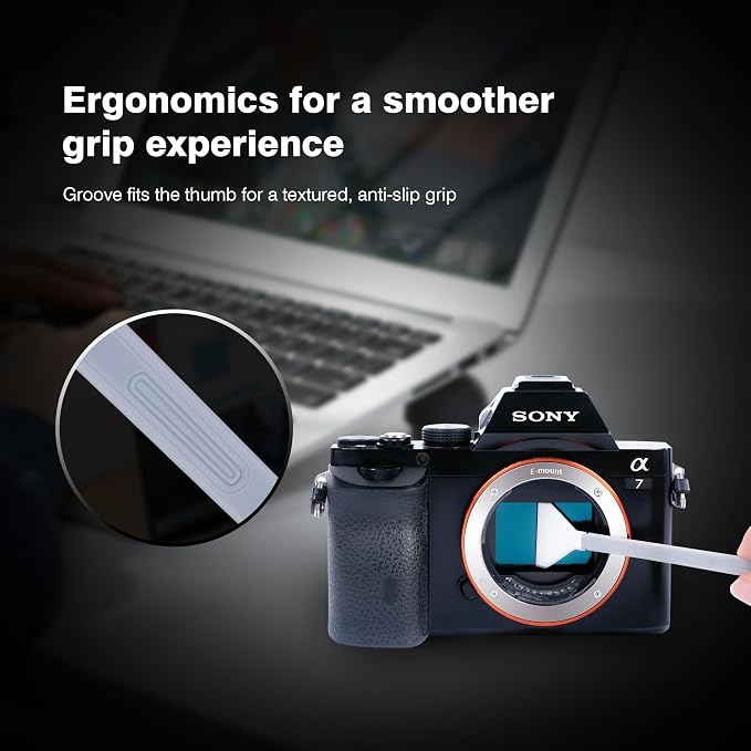 VSGO Full Frame Sensor Cleaning Kit, 6pcs Sensor Swabs & 10ml Sensor Cleaner for Nikon Sony Canon DSLR Camera Clean (VS-S03-6)