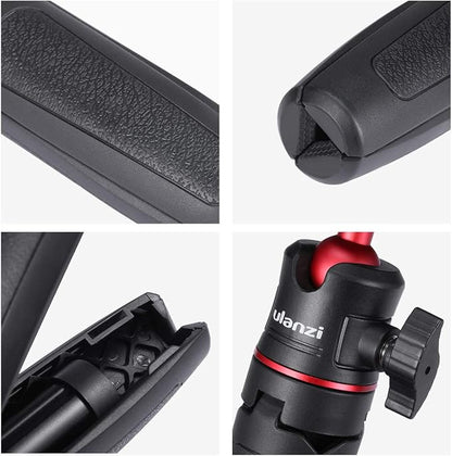 ULANZI MT-08 Extension Pole Tripod, Mini Selfie Stick Tripod Stand Handle Grip f Osmo Pocket3 Xtra Muse iPhone 17 11 Pro Max Smartphone Canon G7X Mark III Sony ZV-1 RX100 VII A6400 A6600 Cams Vlogging