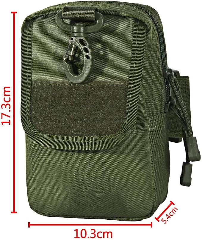 IronSelas Tactical Arm Pouch Jogging Workout Arm Band Phone Pouch for iPhone 17 Pro Max/17 Pro/17/16 Pro Max/15 Pro Max/15 Pro/15