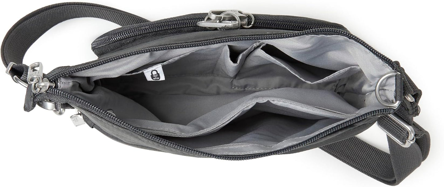 Baggallini womens Securtex Anti-theft Memento Crossbody Bag