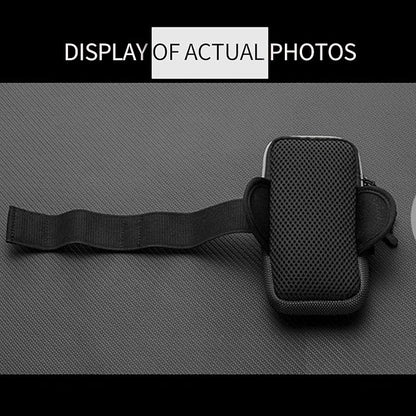Phone Holder Arm Bands, Small Crossbody Shoulder Holsters Bag with Arm Band,Arm Band Sleeve Fit Sport Gym Hiking Black (Black)
