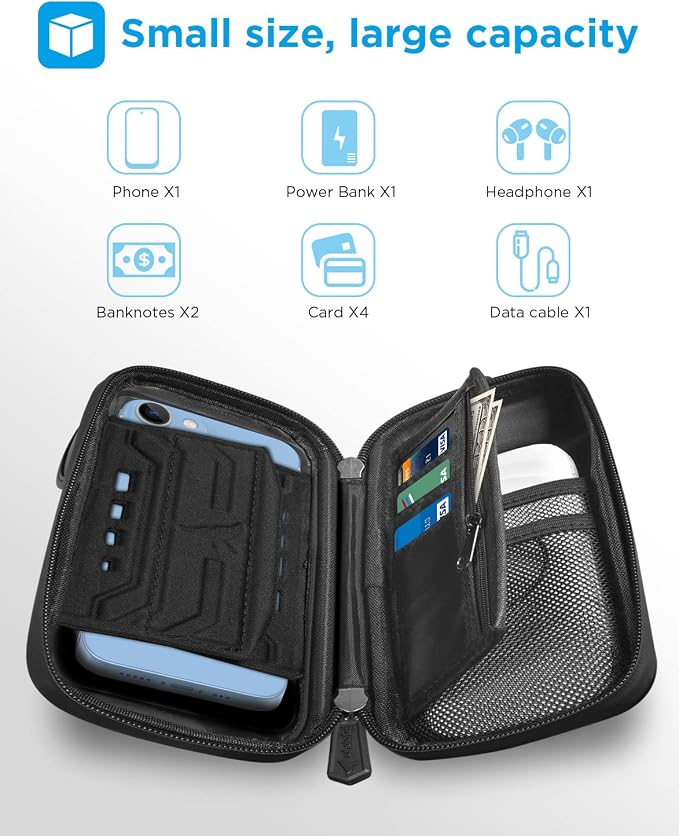 whale falll Bike Handlebar Bag Waterproof, Quick Release Phone Holder Mount with Touchscreen, Stable Shockproof Storage for Daily Commutes & Long Rides, Great Gift for Cyclists, Fits Phones up to 7"