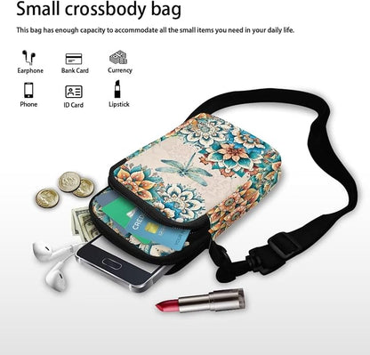 DISNIMO Small Crossbody Bags for Women Trendy Cross Body Cell Phone Shoulder Bags Purses with Adjustable Strap