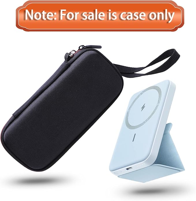LTGEM EVA Case for Compatible with Anker 622 623Magnetic Battery and Apple MagSafe Battery Pack, Power Bank Storage Holder for Anker and iPhone USB C Charger