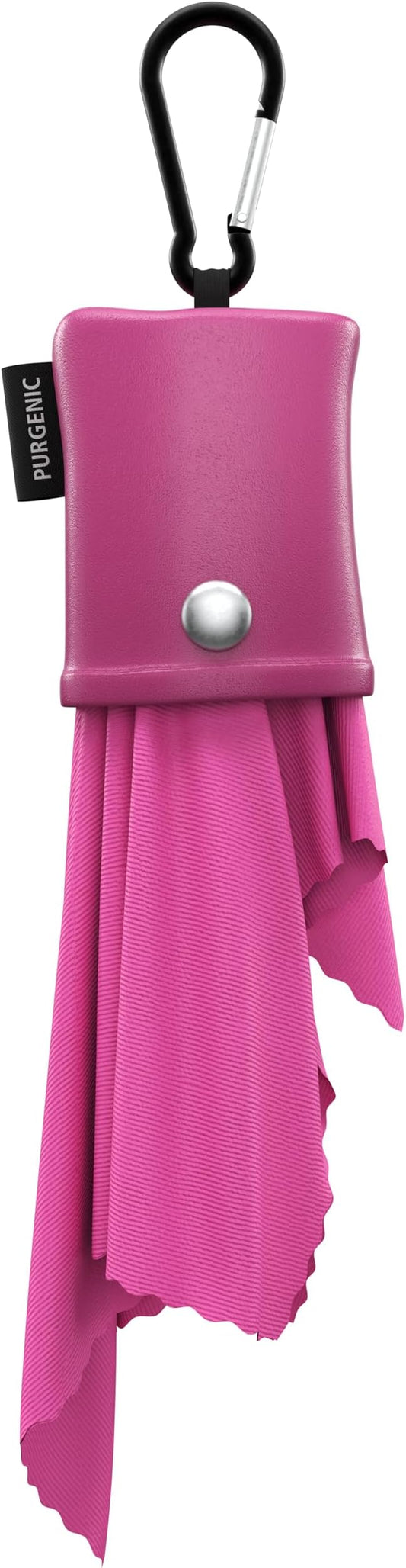 Microfiber Cloth & Glasses Wipes (1 Pack) Lens & Glasses Cleaning Cloth - Eyeglass Cleaner - Camera Lenses & Gadget Delicate Screens - Pink
