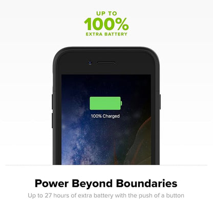 mophie Juice Pack - Wireless Charging Protective Power Pack Case, Charge Force Technology, Compatible With Qi-Enabled & Other Wireless Charging Systems, For iPhone 7 & 8 and iPhone SE
