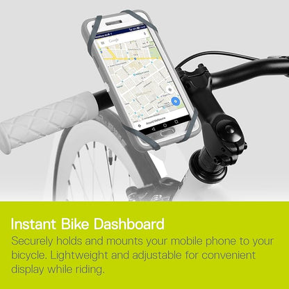 Delta Bike Phone Mount Cycle - Xmount Bicycle Phone Holder Adjusts to Any Handlebar & Fits Any Phone or iPhone - Easily Accessible Bike Accessories for Adult Bikes