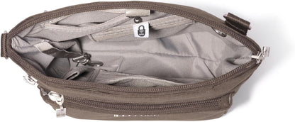 Baggallini Modern Pocket Crossbody Bag for Women, 8.5"x8.5" Handbag Purse with RFID, Lightweight Water-Resistant
